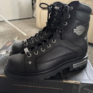 Harley-Davidson Men's Black Leather Boots